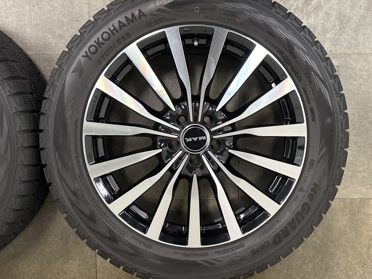 【程度良好品】MAK KLONE 20in 8.5J +53 PCD112 ヨコハマ アイスガード G075 275/50R20 スタッドレス メルセデスベンツ GLE W166/W167