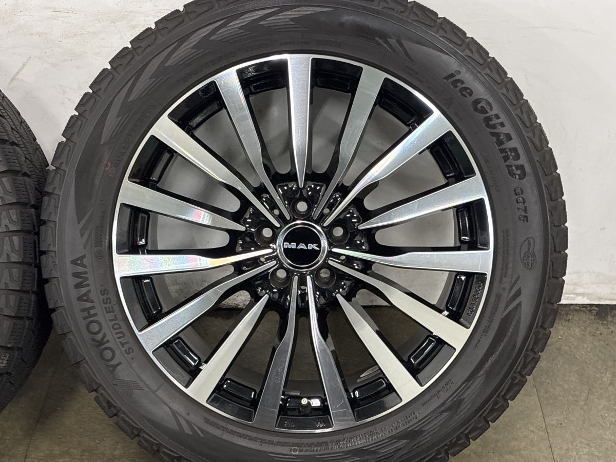 【程度良好品】MAK KLONE 20in 8.5J +53 PCD112 ヨコハマ アイスガード G075 275/50R20 スタッドレス メルセデスベンツ GLE W166/W167