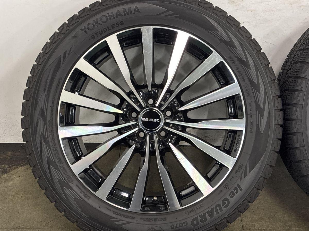 【程度良好品】MAK KLONE 20in 8.5J +53 PCD112 ヨコハマ アイスガード G075 275/50R20 スタッドレス メルセデスベンツ GLE W166/W167