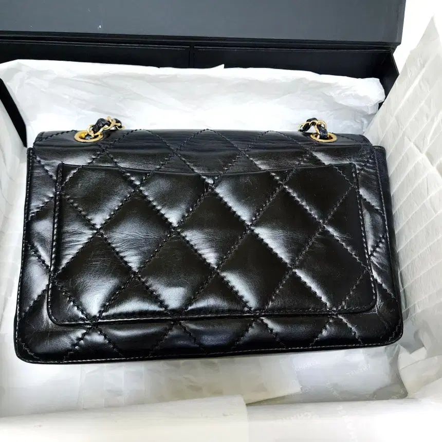 中古シャネル 7番台 ワイルド スティッチ チェーンショルダーバッグ 2 55バッグ (A퀄中古)