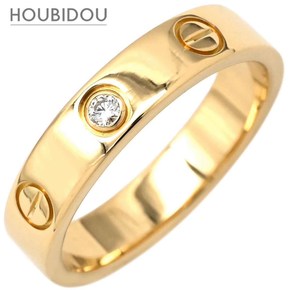 カルティエ Cartier リング 指輪 LOVE ミニラブリング イエロー 
