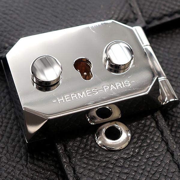 エルメス HERMES ショルダーバッグ サックアデペッシュ 21 ヴォーエプソン ブラック シルバー金具 黒 K 【箱】【中古】 エルメス HERMES ショルダーバッグ サックアデペッシュ 21 ヴォーエプソン ブラック シルバー金具 黒 K 【箱】【中古】