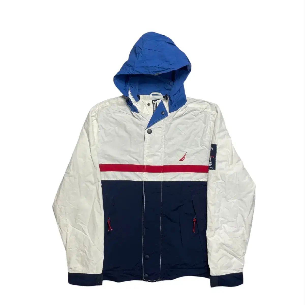 NAUTICA オールドスクール ナイロン ウィンドブレーカー ジャケット M NAUTICA オールドスクール ナイロン ウィンドブレーカー ジャケット M