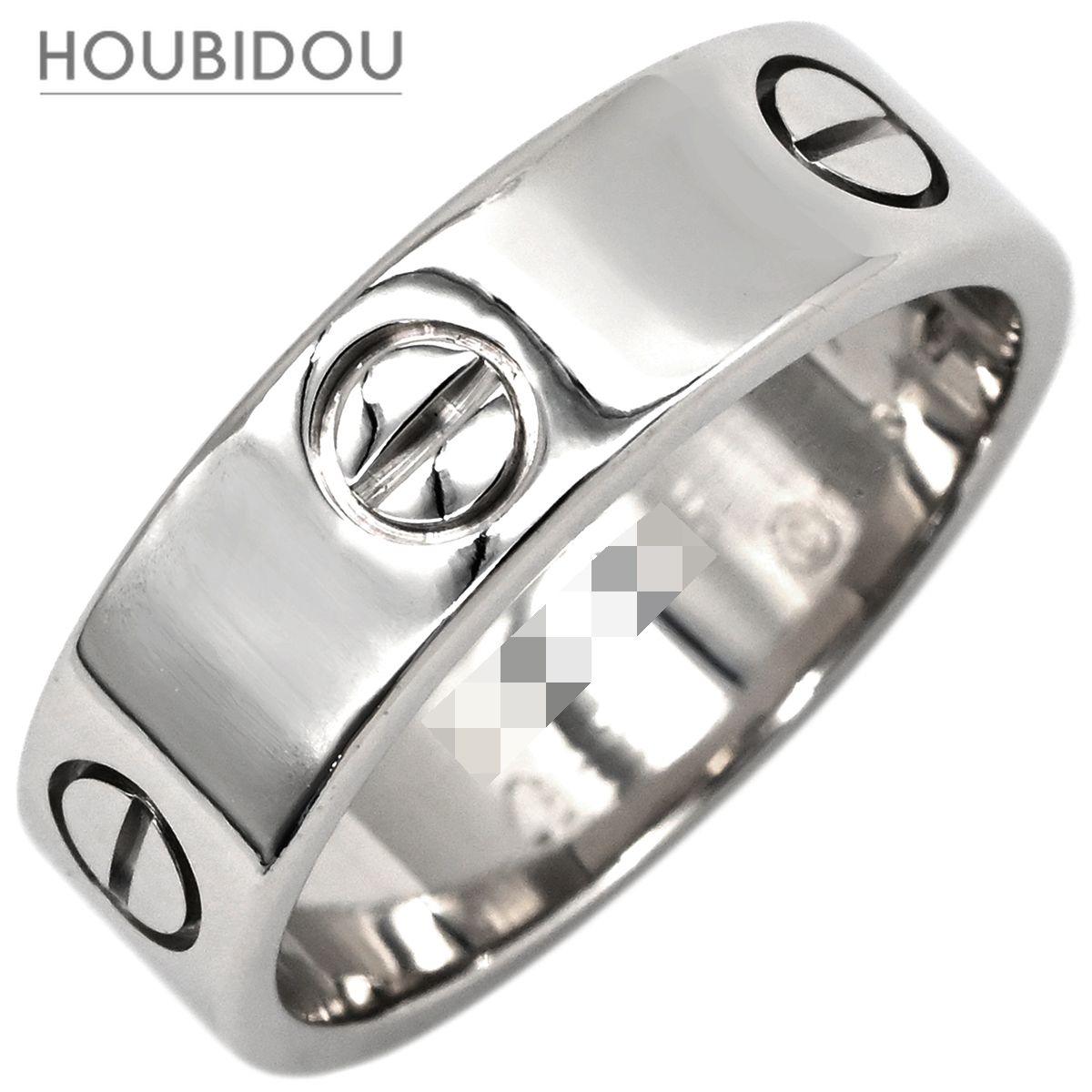 カルティエ Cartier リング 指輪 ラブリング ホワイトゴールド #57(JP17) クラシックモデル LOVE Ring 750 18K WG 16号 B4084700 【箱】【中古】