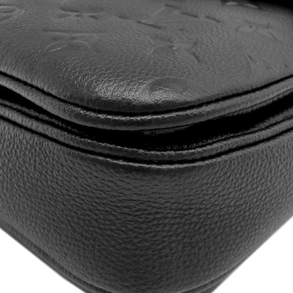ルイヴィトン LOUIS VUITTON 2WAYバッグ ポシェット メティス MM モノグラムアンプラント ノワール ゴールド金具 黒 ショルダーバッグ M41487 DU0178 【箱】【中古】
