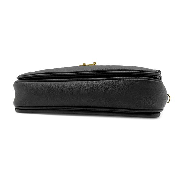 ルイヴィトン LOUIS VUITTON 2WAYバッグ ポシェット メティス MM モノグラムアンプラント ノワール ゴールド金具 黒 ショルダーバッグ M41487 DU0178 【箱】【中古】