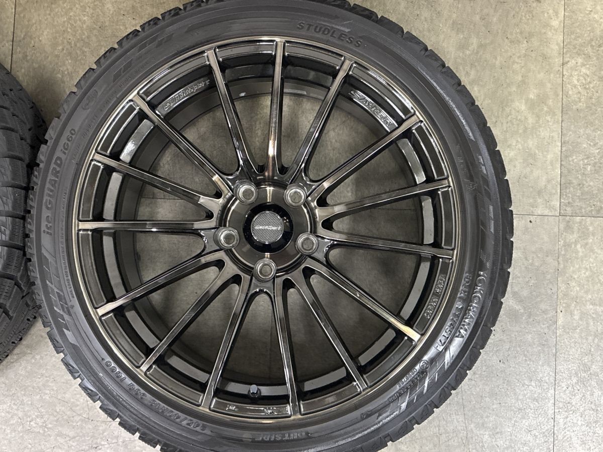 【交換用に】ウェッズスポーツ SA-15R 18in 8J +37 PCD114.3 ヨコハマ アイスガード iG60 245/40R18 ランサーエボリューション WRX STI 【交換用に】ウェッズスポーツ SA-15R 18in 8J +37 PCD114.3 ヨコハマ アイスガード iG60 245/40R18 ランサーエボリューション WRX STI