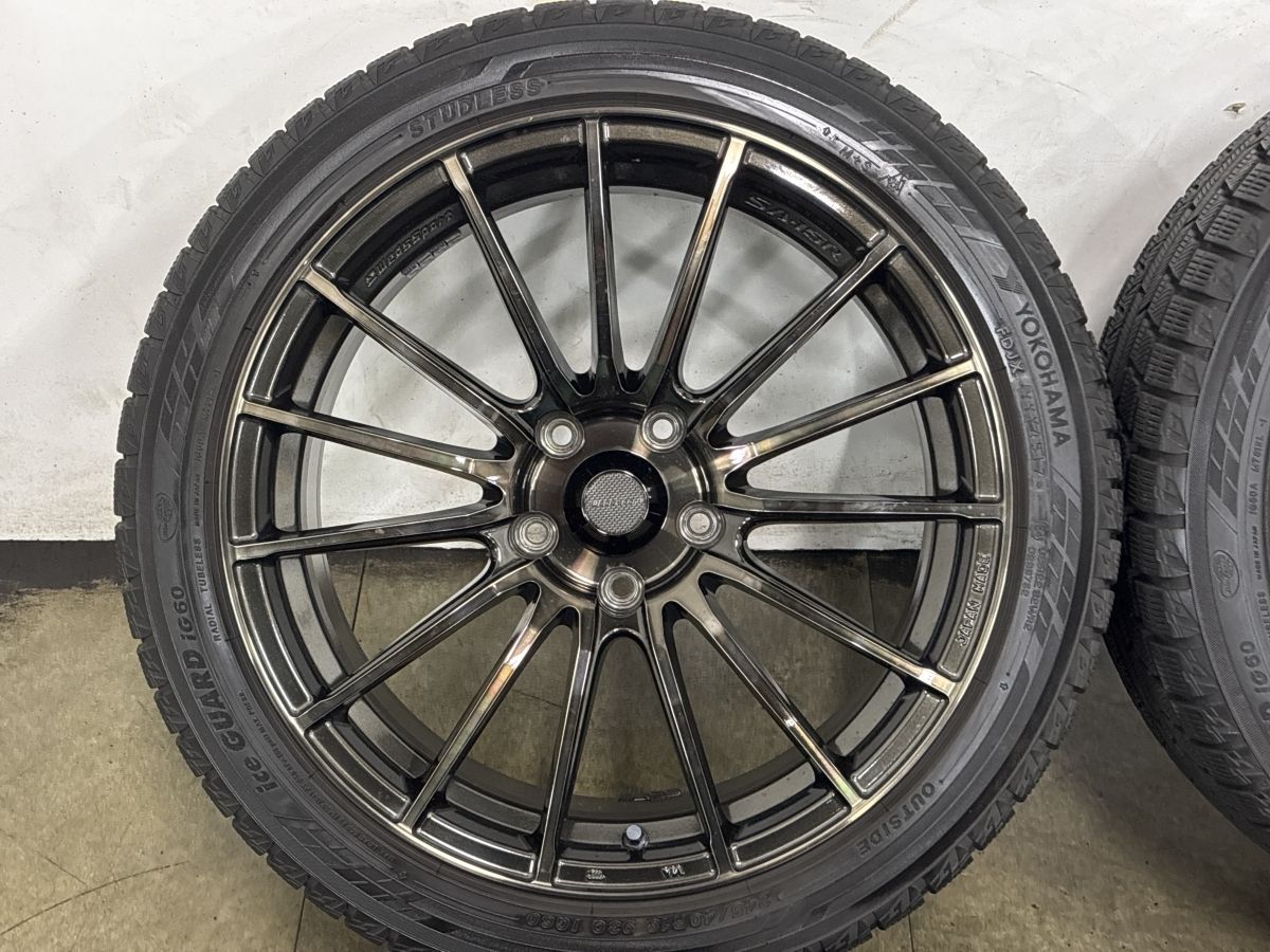 【交換用に】ウェッズスポーツ SA-15R 18in 8J +37 PCD114.3 ヨコハマ アイスガード iG60 245/40R18 ランサーエボリューション WRX STI 【交換用に】ウェッズスポーツ SA-15R 18in 8J +37 PCD114.3 ヨコハマ アイスガード iG60 245/40R18 ランサーエボリューション WRX STI