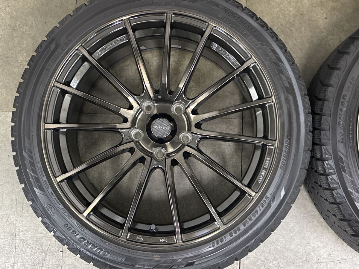 【交換用に】ウェッズスポーツ SA-15R 18in 8J +37 PCD114.3 ヨコハマ アイスガード iG60 245/40R18 ランサーエボリューション WRX STI 【交換用に】ウェッズスポーツ SA-15R 18in 8J +37 PCD114.3 ヨコハマ アイスガード iG60 245/40R18 ランサーエボリューション WRX STI