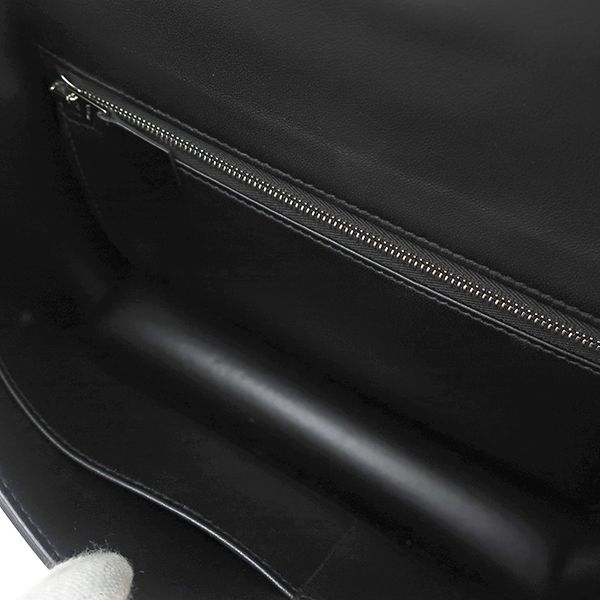 エルメス HERMES ショルダーバッグ コンスタンス 23 ミロワール ボックスカーフ リザード ブラック シルバー金具 黒 リザード H金具 U 【保存袋】【中古】