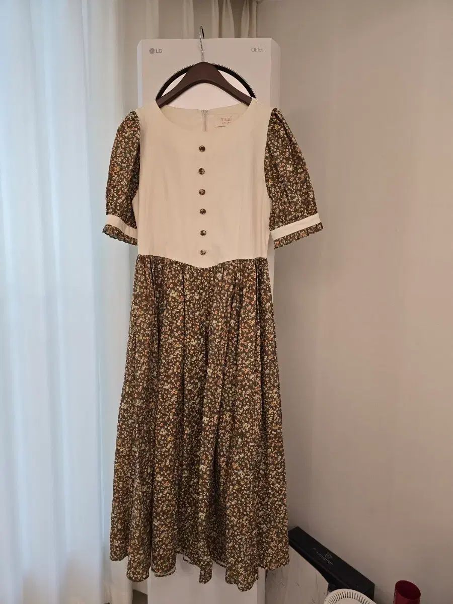 mimi boutique メイ メグ ドレス ブラウン (ムアヒ) ロング丈ワンピース