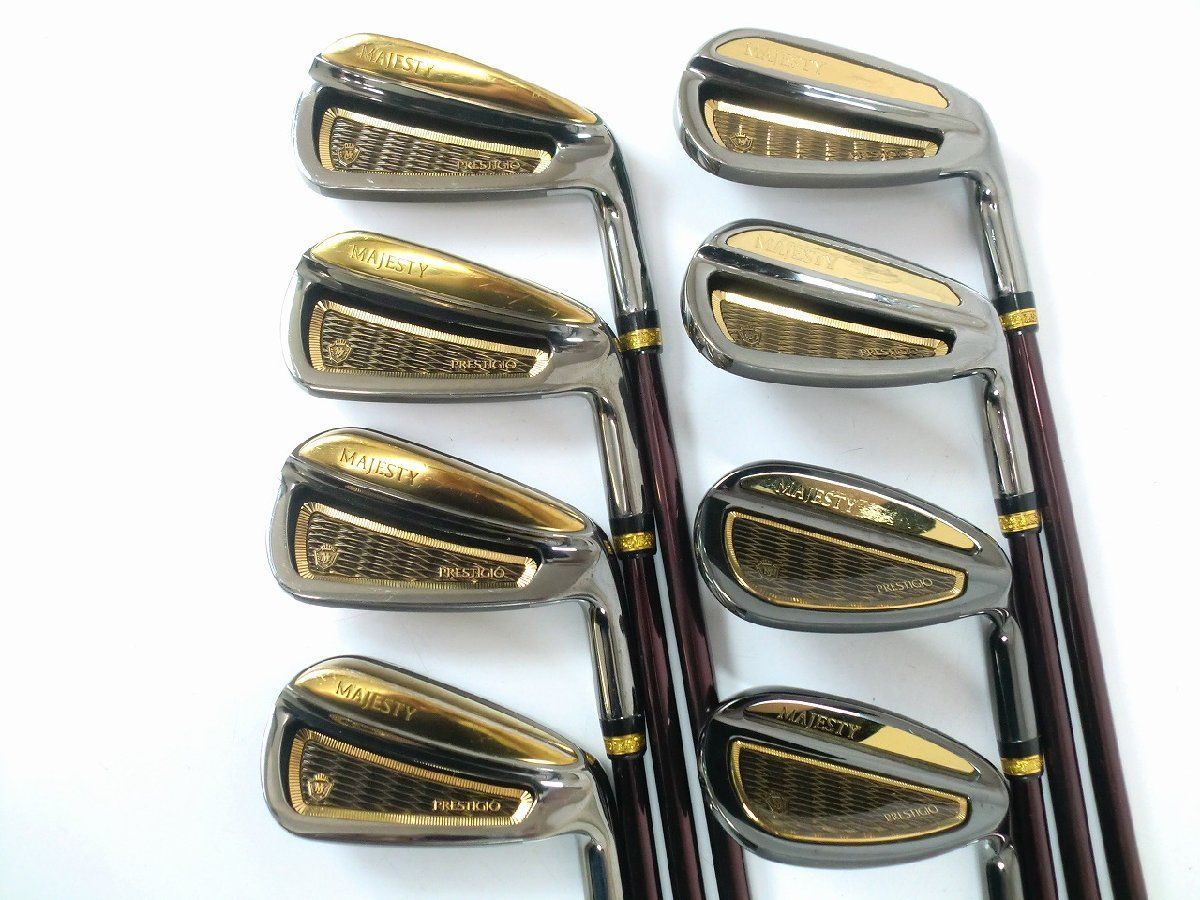 中古品 マジェスティゴルフ プレステジオ13 アイアン 5-Sw 8本 LV-760 R2