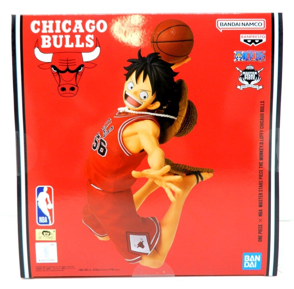 BANDAI SPIRITS ONE PIECE ×NBA MASTER STARS PIECE THE MONKEY.D.LU MONKEY.D.LUFFY CHICAGO BULLS