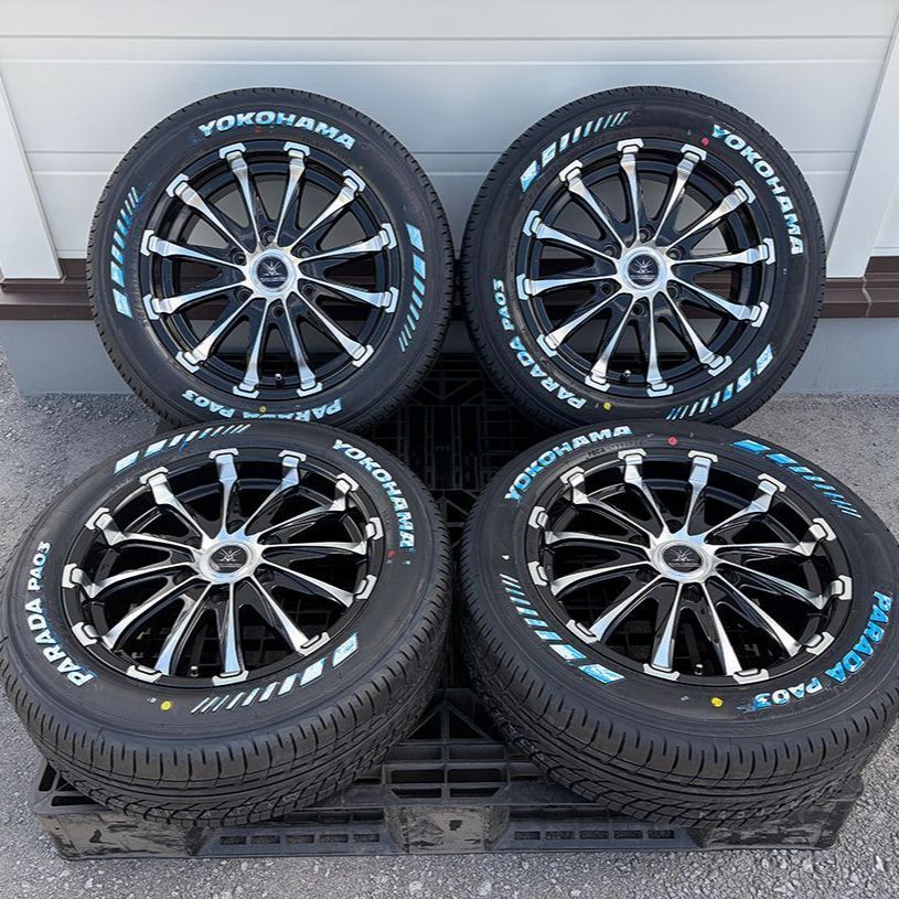 新品 タイヤホイール 4本セット 200系ハイエース 17インチ ヨコハマ パラダ PA03 215/60R17 Bounty Collection BD12 新品 タイヤホイール 4本セット 200系ハイエース 17インチ ヨコハマ パラダ PA03 215/60R17 Bounty Collection BD12