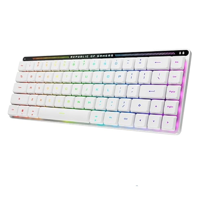 【新品未開封】ASUS ゲーミングキーボード ROG Falchion RX Low Profile 65% ワイヤレスメカニカルキーボード M603