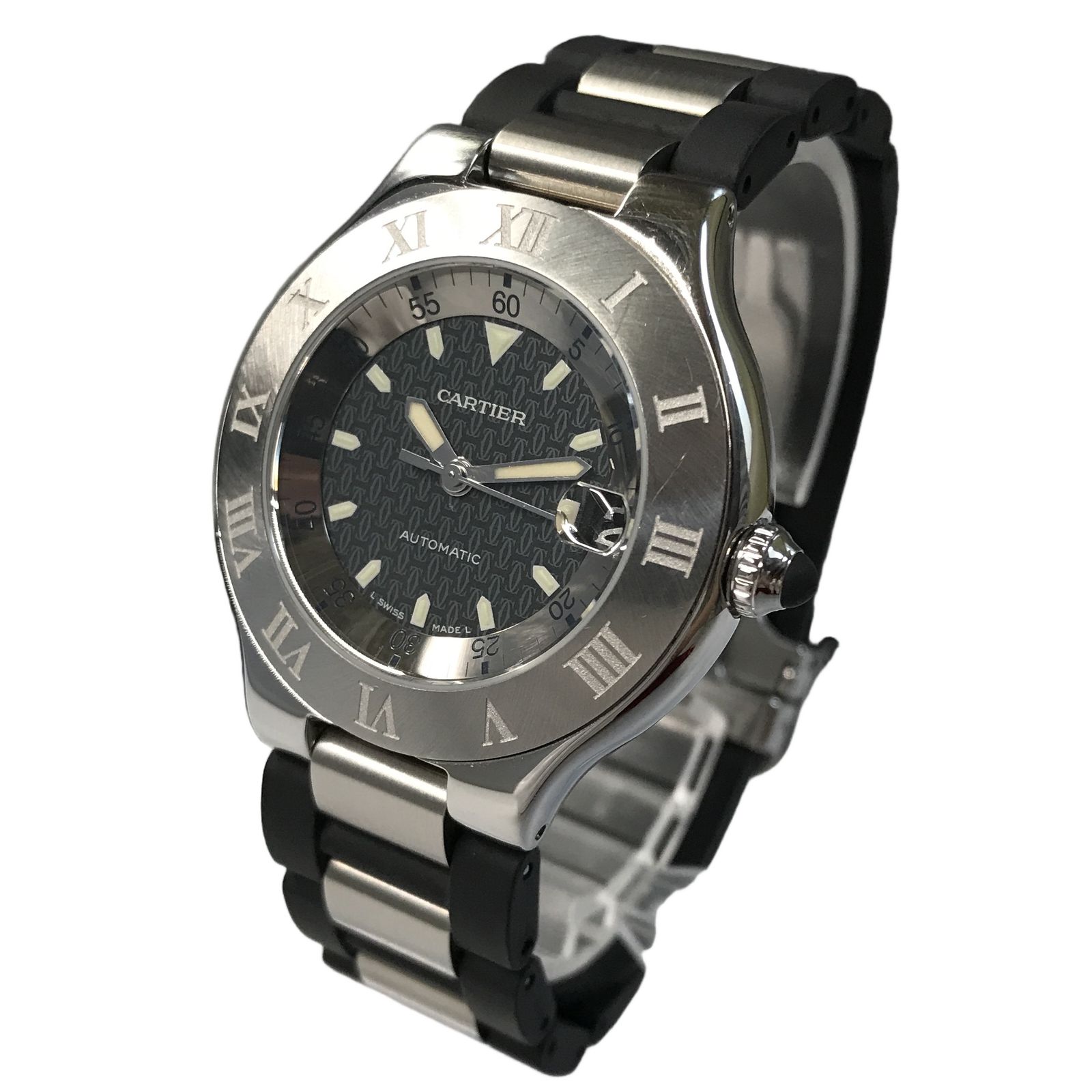 カルティエ Cartier W10147U2 腕時計 マスト21 オートスカフ Must 21 メンズ レディース 中古 良好 T11191710