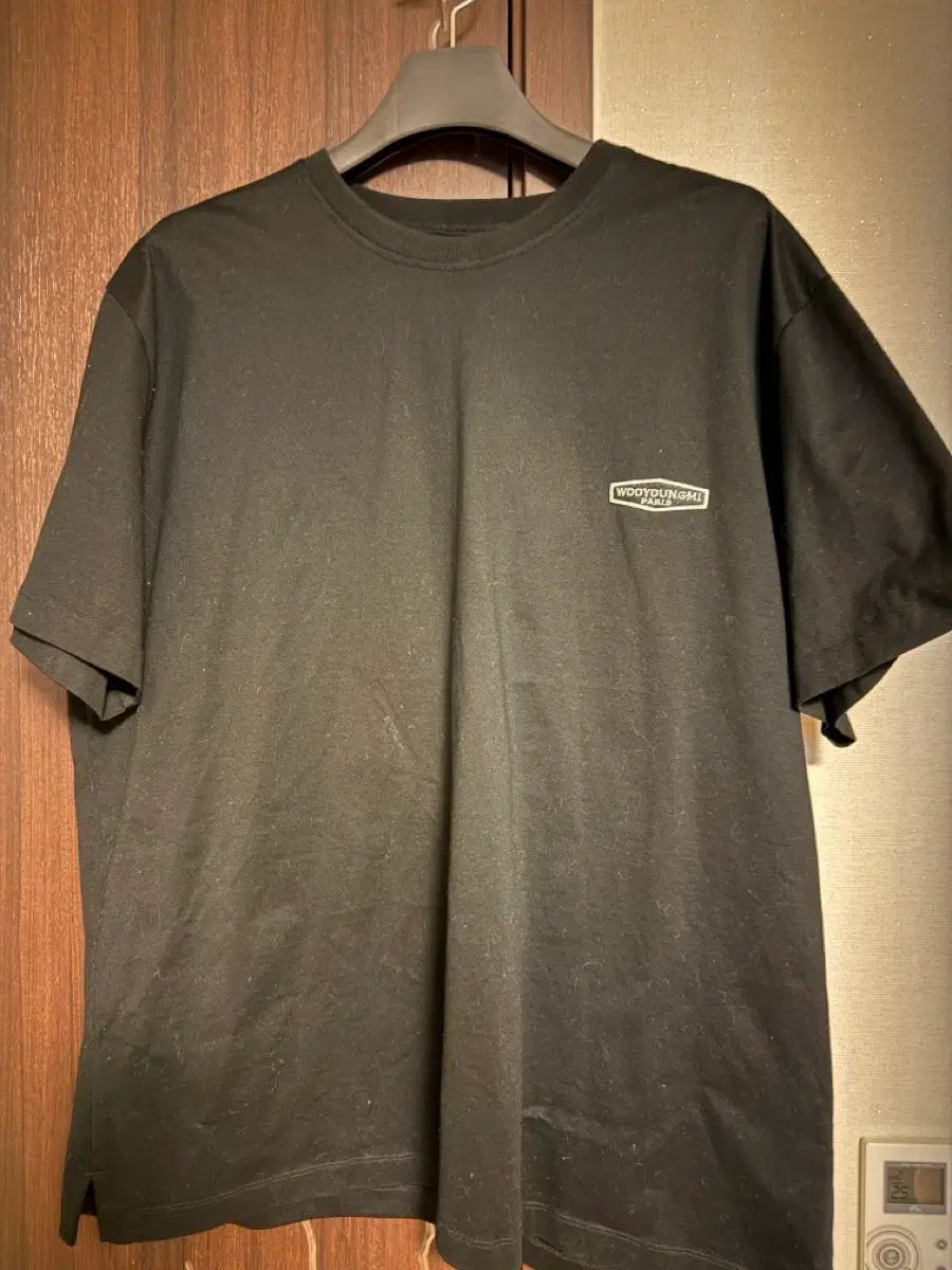 52 WOOYOUNGMI ウーヨンミ バックロゴ 半袖 ブラック