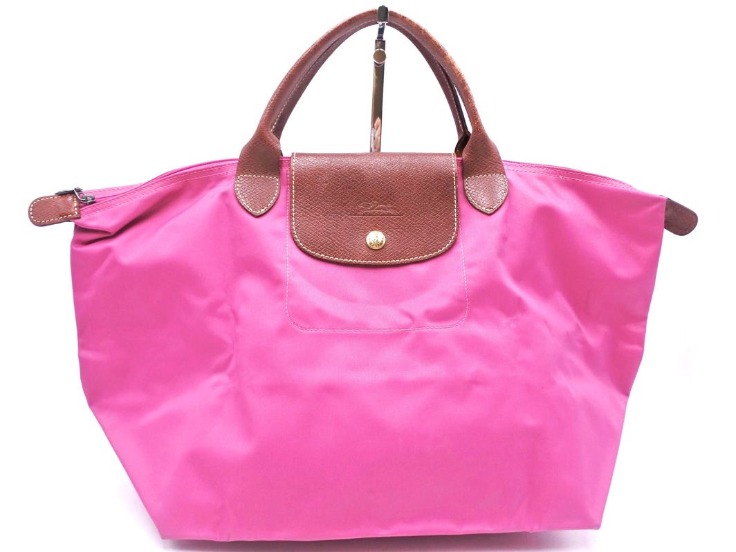 LONGCHAMP ロンシャン ル プリアージュ ハンド バッグ ピンク ■■ レディース