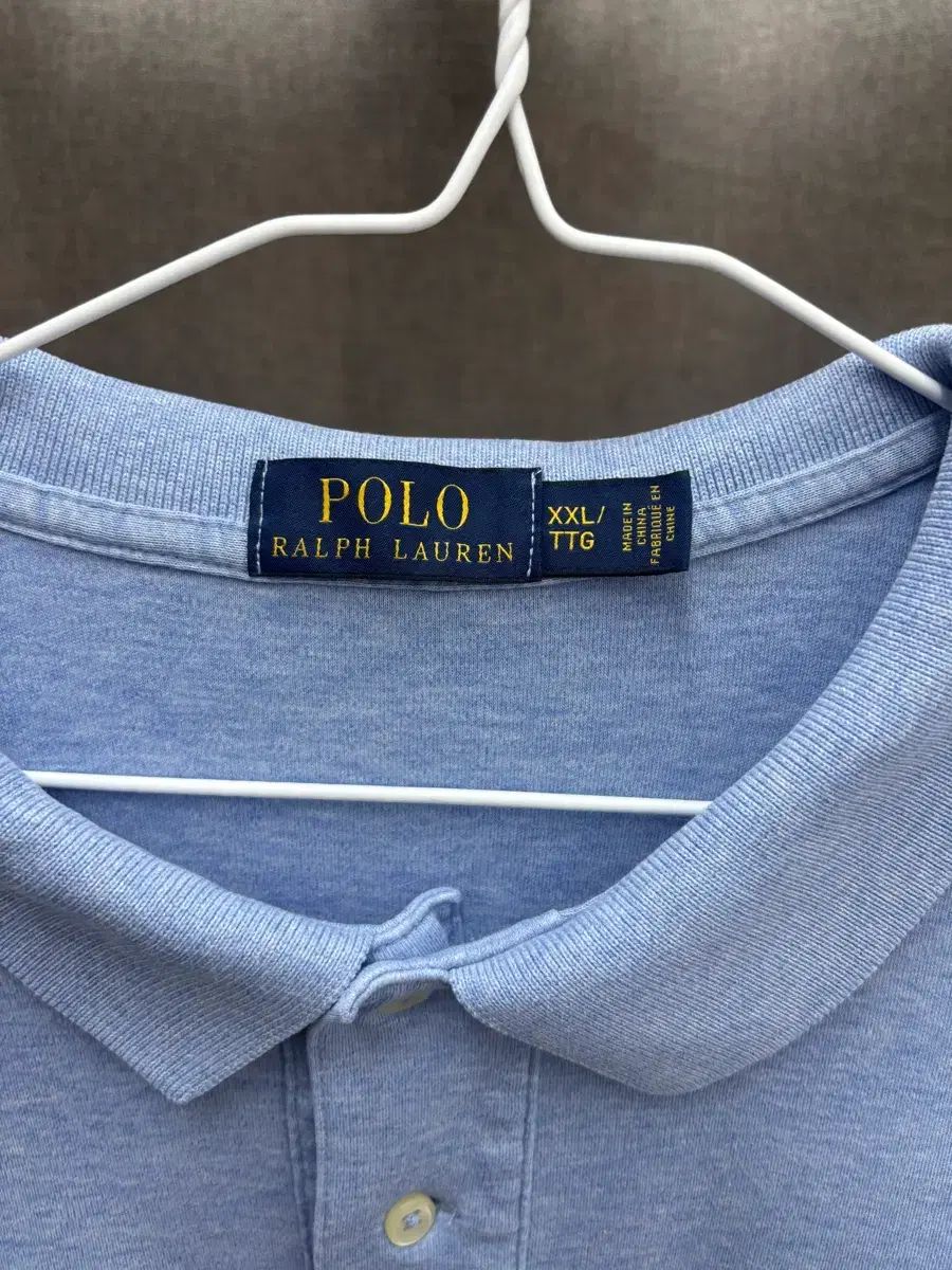 ポロラルフローレン カラーTシャツ ブルー XXL