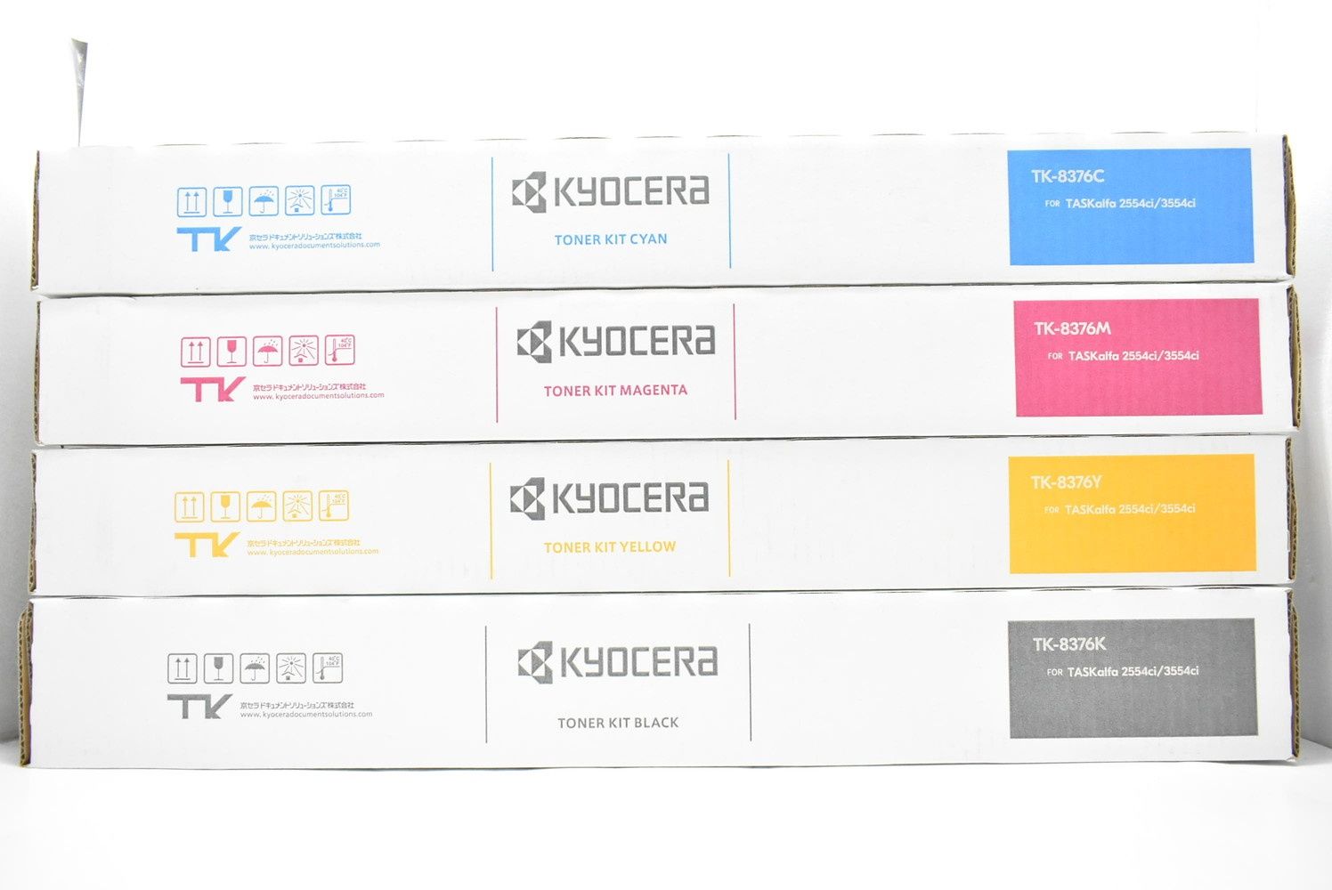 未使用 京セラ 純正 トナー TK-8376 4色（シアン・マゼンタ・イエロー・ブラック） KYOCERA　IT6WB1MBD5HO-D-N25-byebye