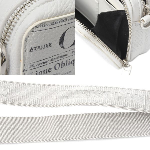 クリスチャンディオール バッグ レディース ショルダーポーチ ダニエルアーシャムコラボ ホワイト Christian Dior 中古
