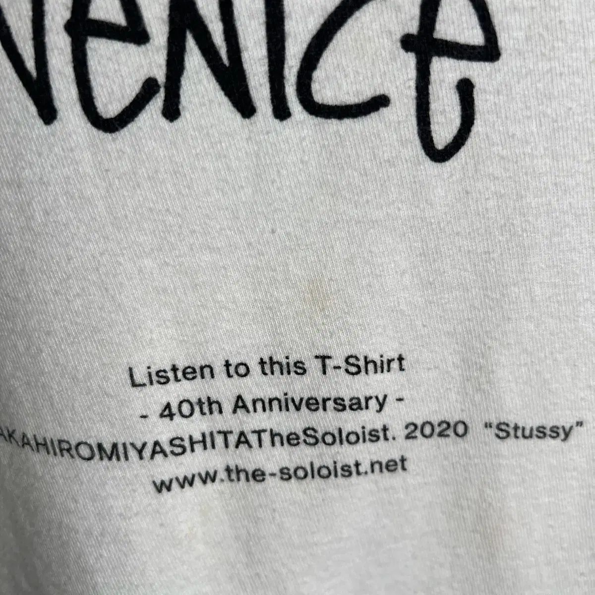 STUSSY x タカヒロミヤシタザソロイスト 40周年ワールドツアー半袖Tシャツ S STUSSY x タカヒロミヤシタザソロイスト 40周年ワールドツアー半袖Tシャツ S