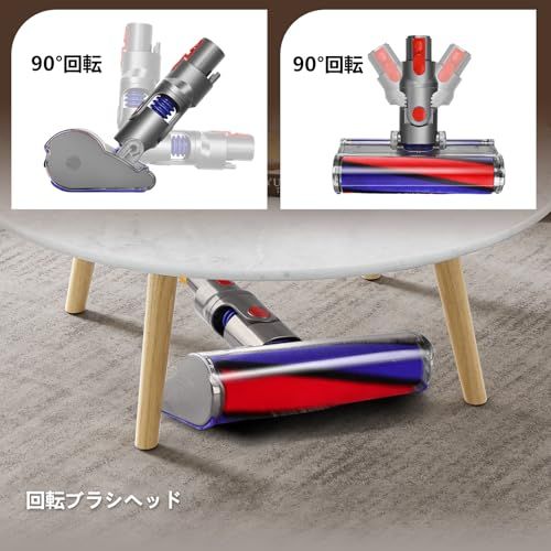 掃除機ヘッド ダイソンV7(SV11) V8(SV10) V10(SV12) V11(SV14) V15(SV22)シリーズ対応 ソフトローラークリーンヘッド パーツ 交換部品 交換ヘッド shu b0c77a55