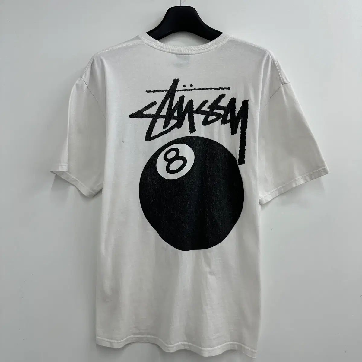 105 STUSSY ステューシー 8ボール メンズ ルーズフィット 半袖 Tシャツ