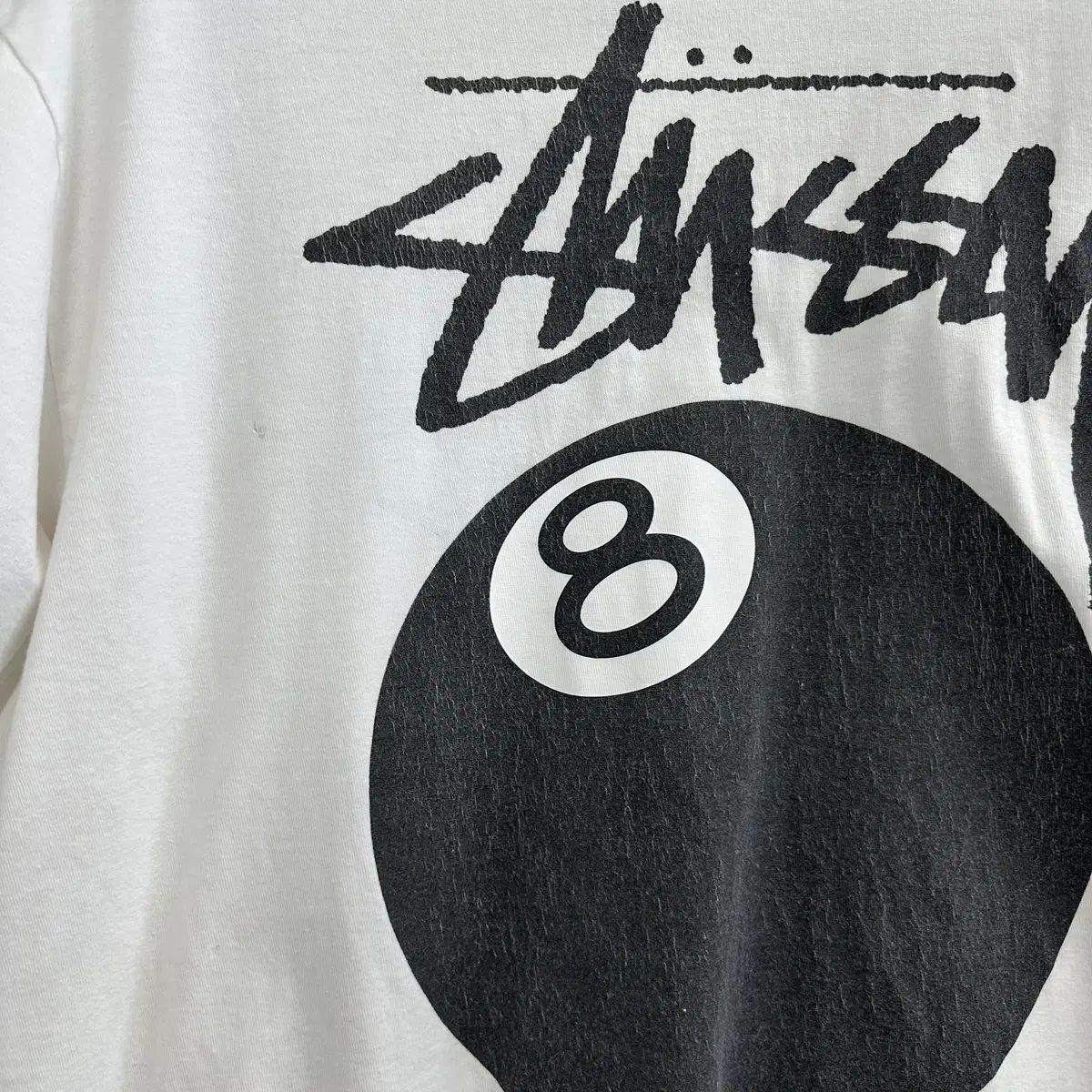 105 STUSSY ステューシー 8ボール メンズ ルーズフィット 半袖 Tシャツ