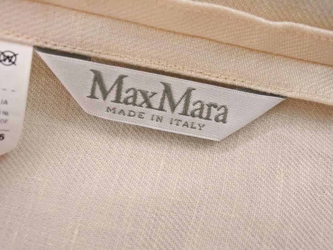 Max Mara マックスマーラ リネン100% テーラード ジャケット size38