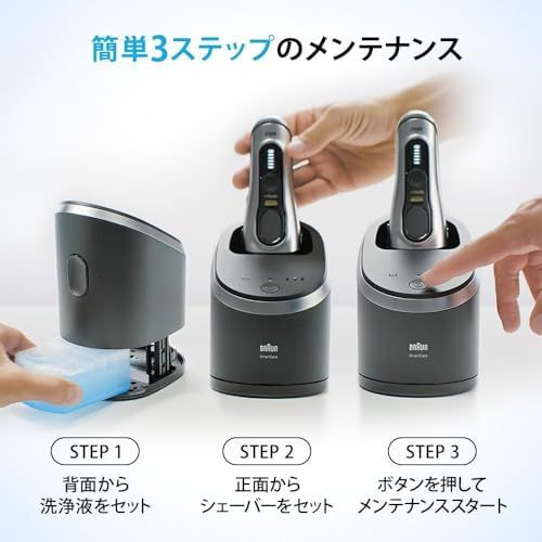ブラウン アルコール洗浄液 (6個入) メンズシェーバー用 CCR6 CR [正規品] BRAUN 【当社オリジナルセット／SAKURANポケットティッシュ付】ma