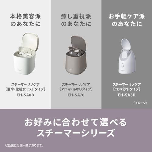 パナソニック スチーマー ナノケア コンパクトタイプ クリーム調 EH-SA3D-Cma