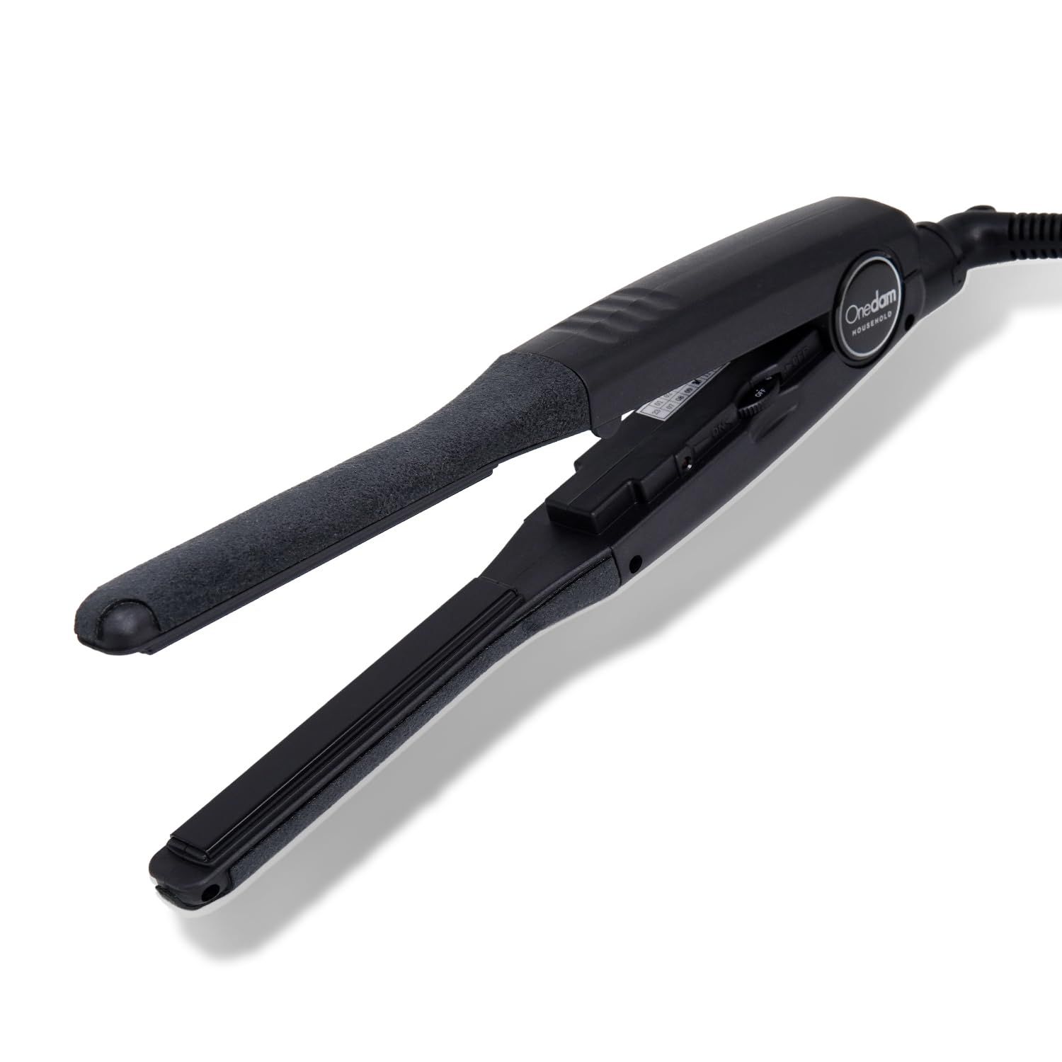 ワンダム ヘアアイロン メンズ ストレート スリム 11mm 自動電源オフ シリコンカバー付属 ブラックma
