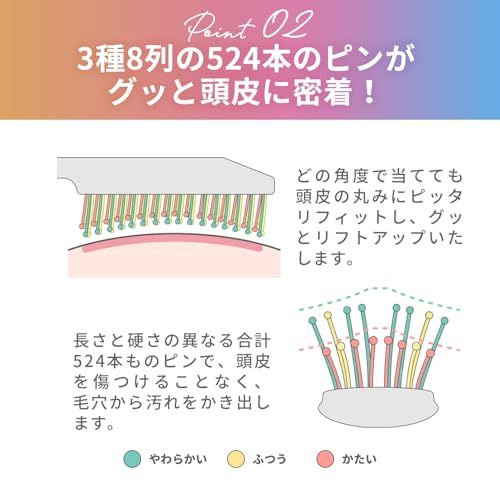 【驚きの頭皮密着設計】MEDULLA(メデュラ) スカルプリフトブラシ ヘアブラシ スカルプブラシ 頭皮ブラシ 2wayタイプma 【驚きの頭皮密着設計】MEDULLA(メデュラ) スカルプリフトブラシ ヘアブラシ スカルプブラシ 頭皮ブラシ 2wayタイプma