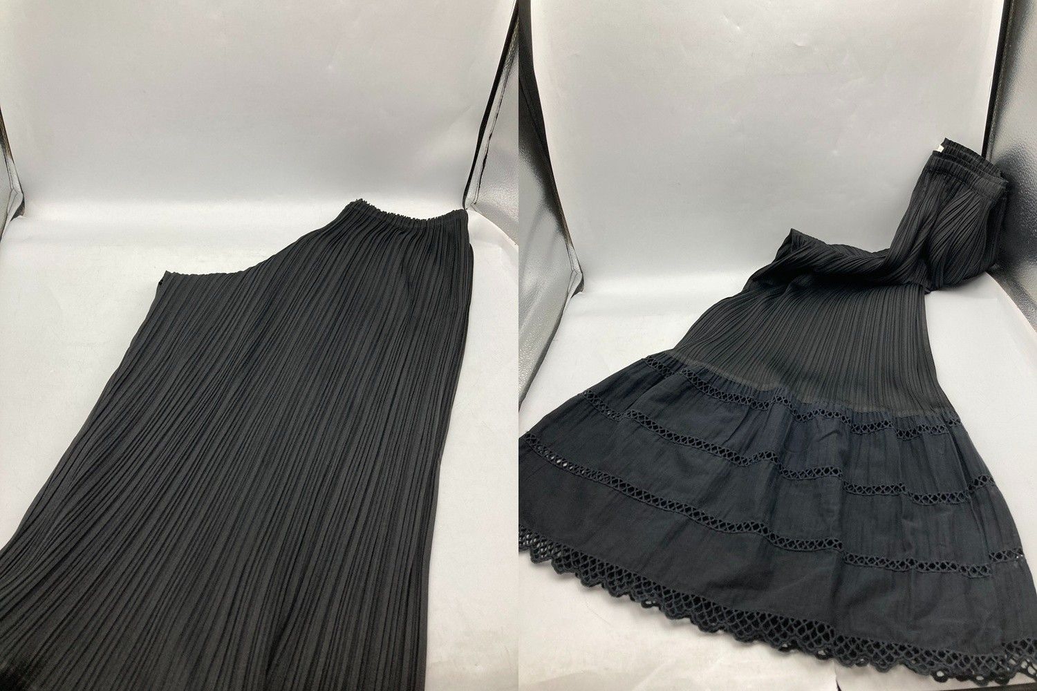 PLEATS PLEASE プリーツプリーズ イッセイミヤケ フレアパンツ サイズ3 レディース 中古 D4