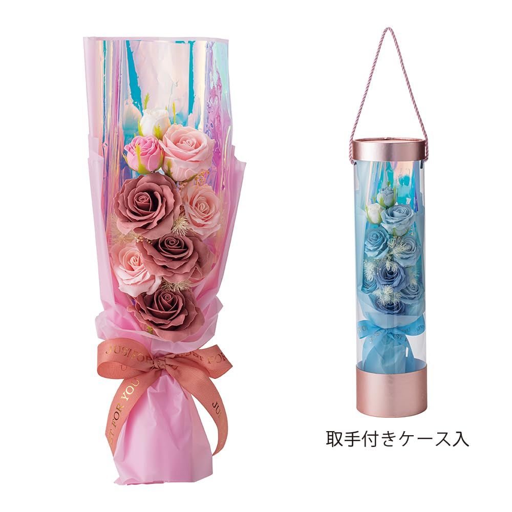 新品 ケーイーアイ(Kei) ロングソープフラワーブーケ ピンク 5579-PK