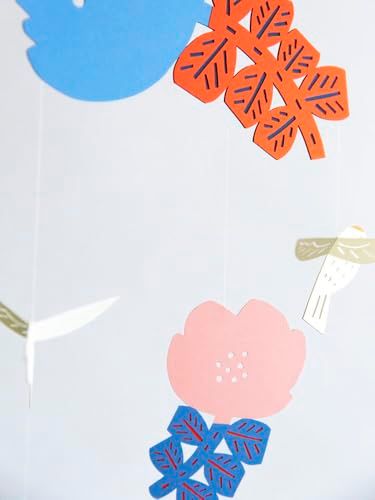 モビール 「花とハチドリーHummingbirdー」 大人のインテリア W30cm×H53cm 日本生まれのモビールブランドt モビール 「花とハチドリーHummingbirdー」 大人のインテリア W30cm×H53cm 日本生まれのモビールブランドt