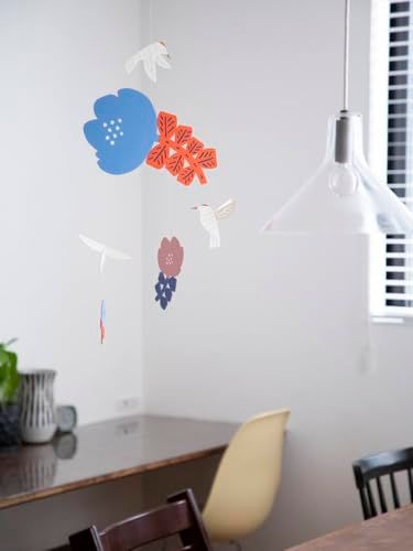 モビール 「花とハチドリーHummingbirdー」 大人のインテリア W30cm×H53cm 日本生まれのモビールブランドt モビール 「花とハチドリーHummingbirdー」 大人のインテリア W30cm×H53cm 日本生まれのモビールブランドt