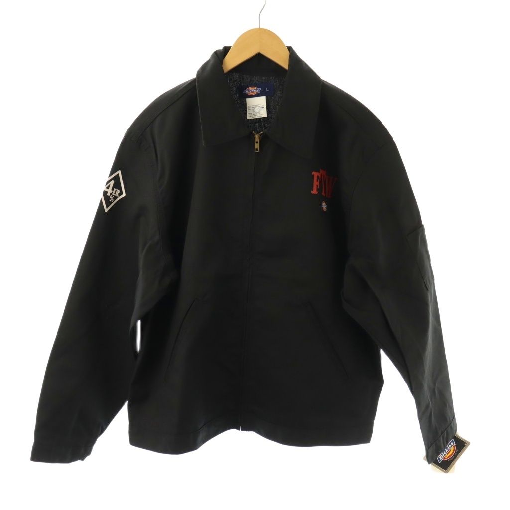 ディッキーズ Dickies ワークジャケット アイゼンハワージャケット FTWペイント L ブラック JT75BK /DF ■GY18