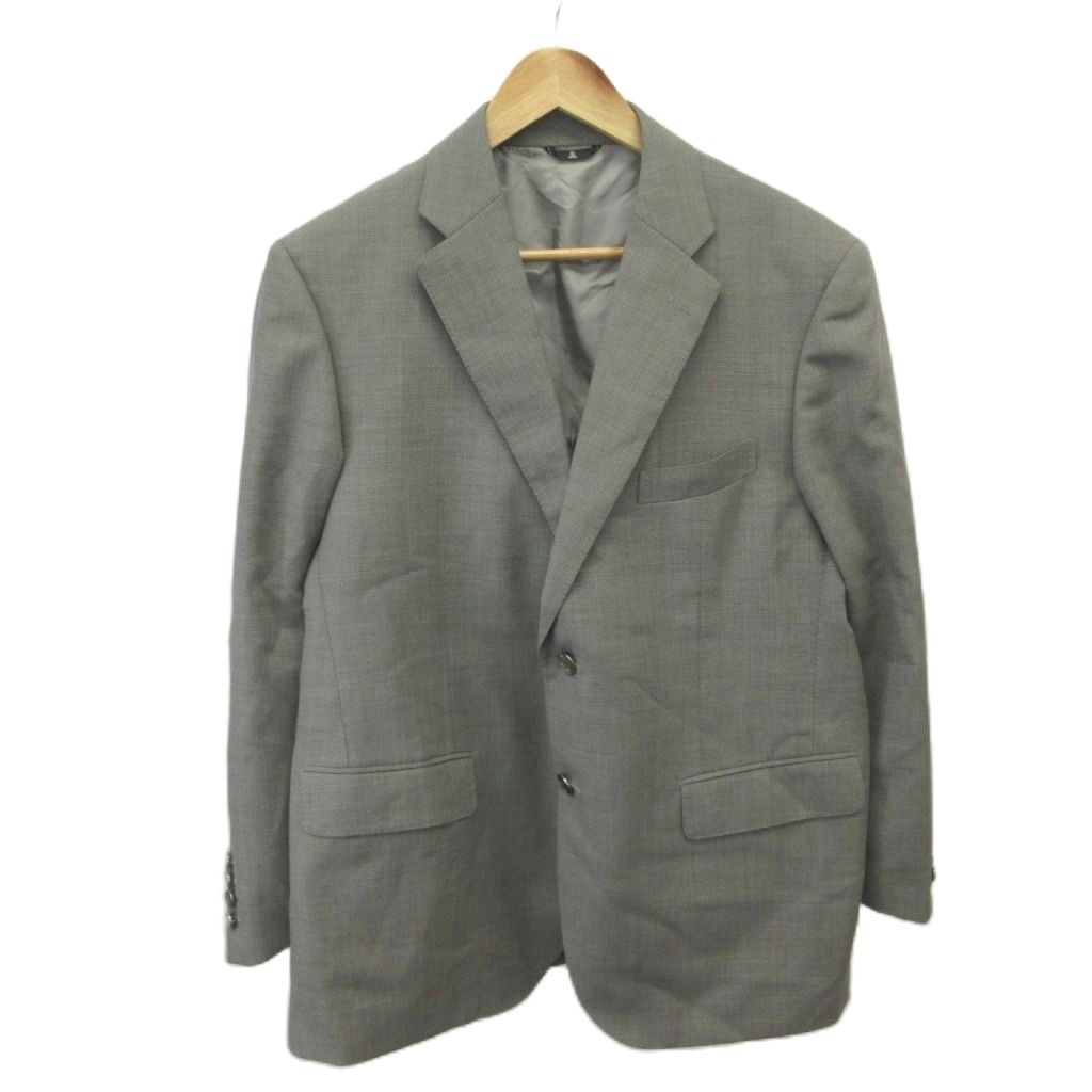 ランバン LANVIN スーツ ジャケット ブレザー T46 グレー 無地 長袖 /RN ■GY99