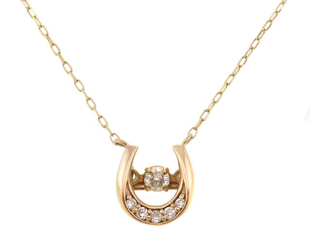 Samantha Tiara　サマンサティアラ　ネックレス　K10　ゴールド　ダイヤモンド0.07　約0.9ｇ　2120000370687【中古】【207】