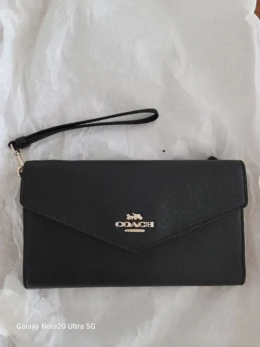 コーチ 長財布 COACH 財布 ウォレット レザー ブラック色 CU158