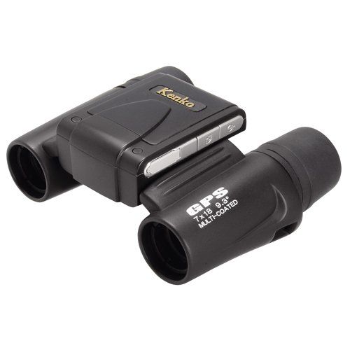 新品 Kenko 双眼鏡 GPS 7×18(W) ポロプリズム式 ワイド ブラック 102011