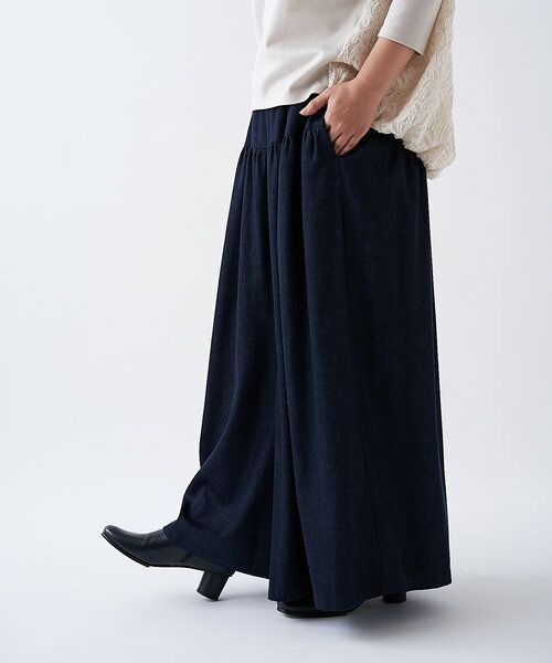 美品【BEARDSLEY】 ビアズリー　デニムサルエルパンツ　インディゴ　S　日本製 8,880円