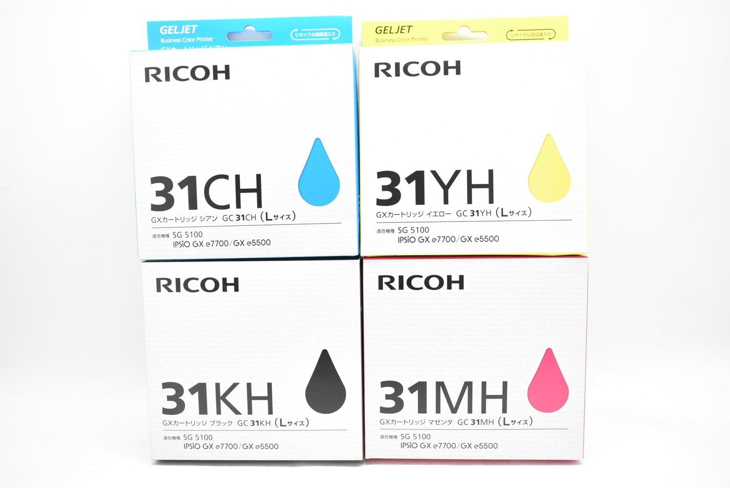 未使用 リコー 純正 トナー GC31 KH/MH/CH/YH 4色（シアン・マゼンタ・イエロー・ブラック） RICOH ITAF8IJVQJE2-D-N07-byebye 11,200円