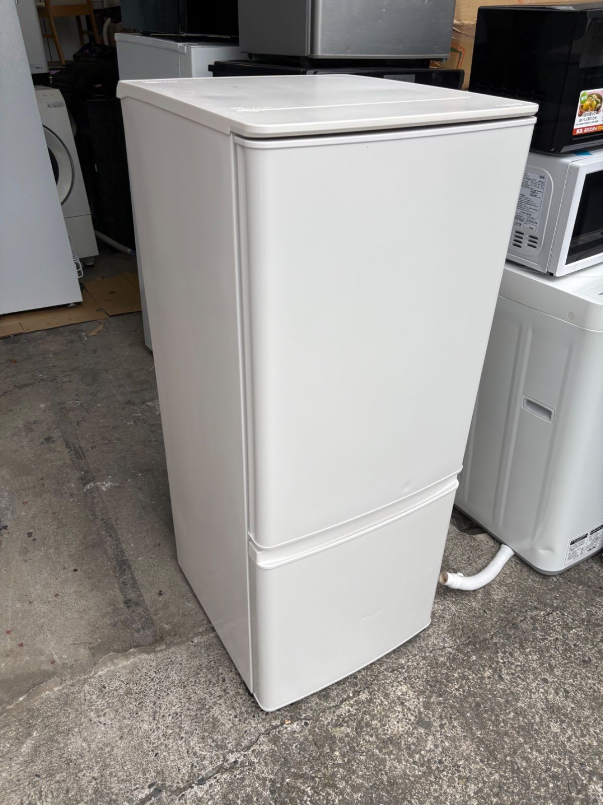 三菱 冷蔵庫 MR-P15E4K-W 146L 2024年製 ホワイト A2224🌟配送設置可