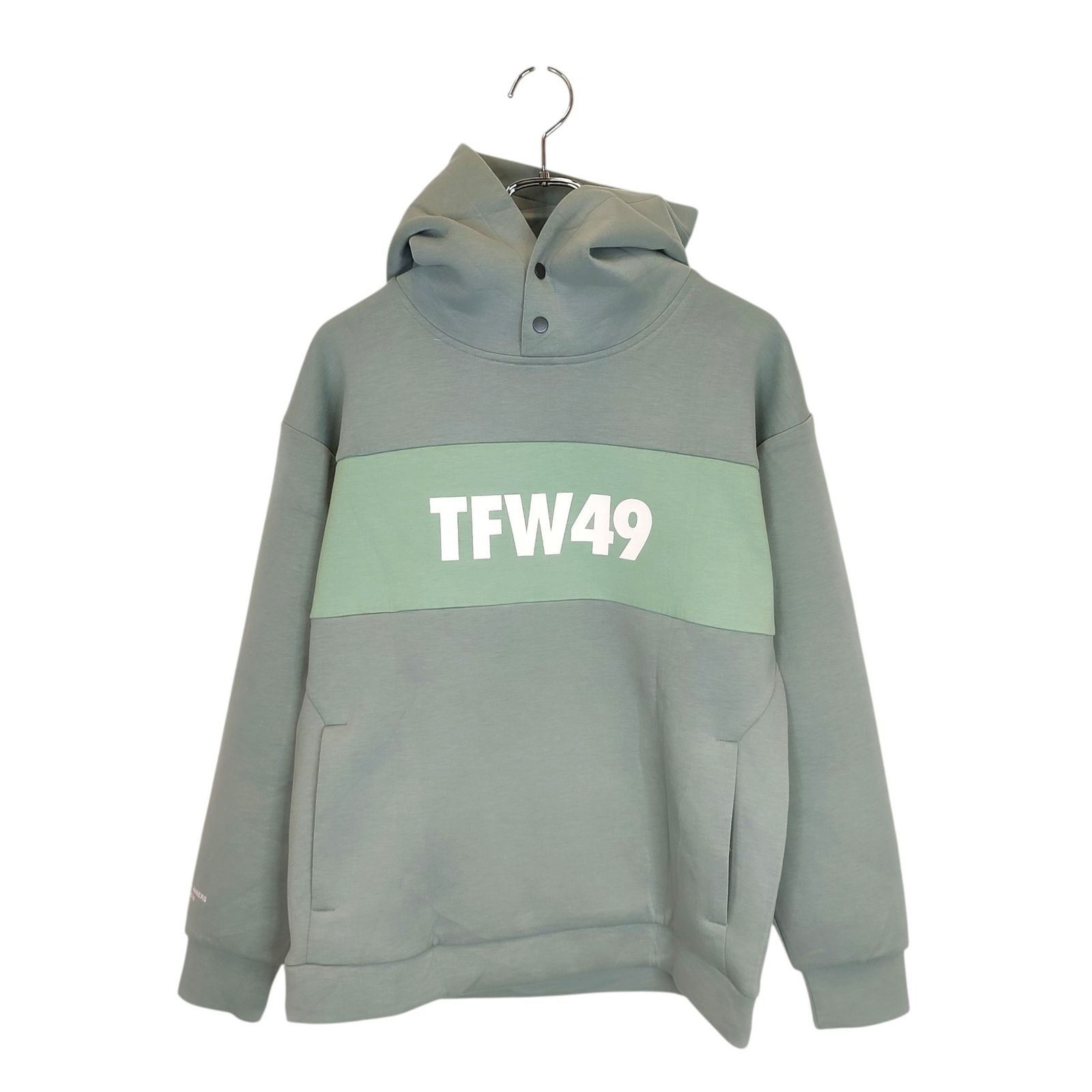 TFW49 ティーエフダブリュー ゴルフ 24SS CARDBOARD MATERIAL HOODIE ダンボールニット パーカー T102410002 S ミント メンズ