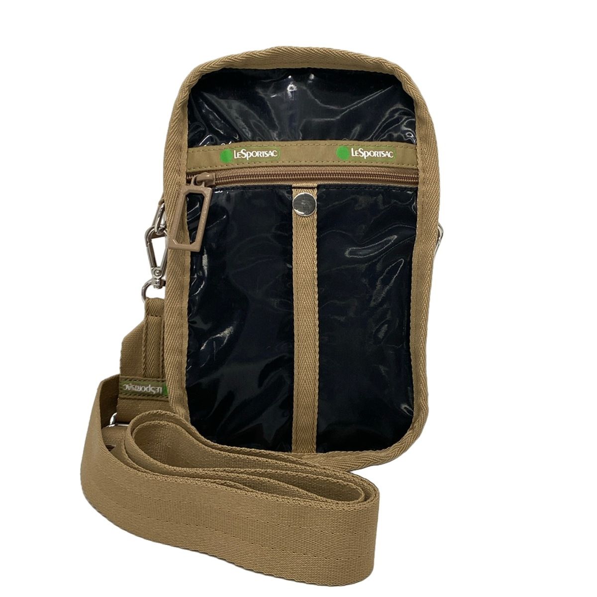 LESPORTSAC(レスポートサック) ショルダーバッグ - 黒×ベージュ 50周年