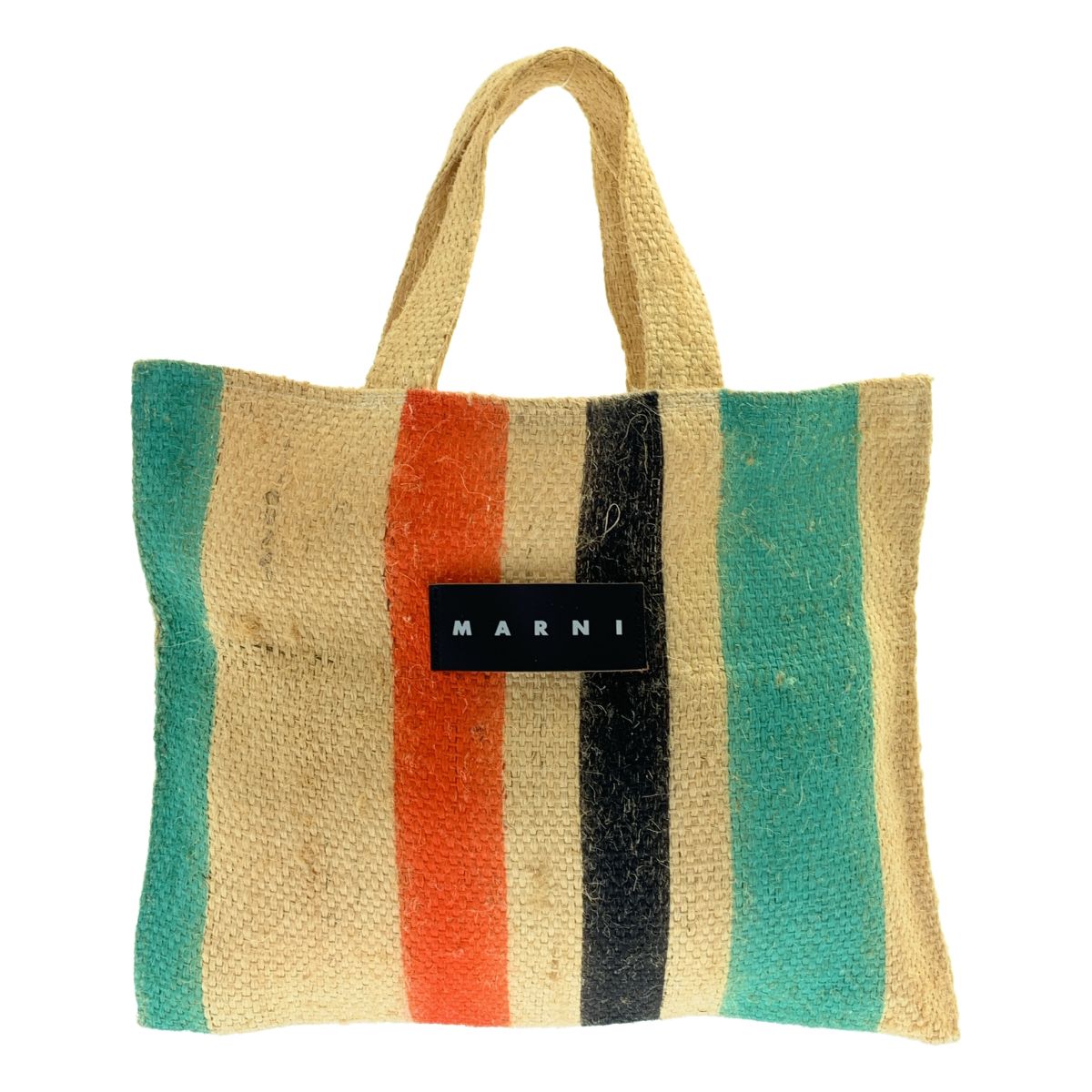 MARNI カナパ　マーケット ストライプトートバッグ MARNI / マルニ | マルニ マーケット カナパ ストライプ トートバッグ
