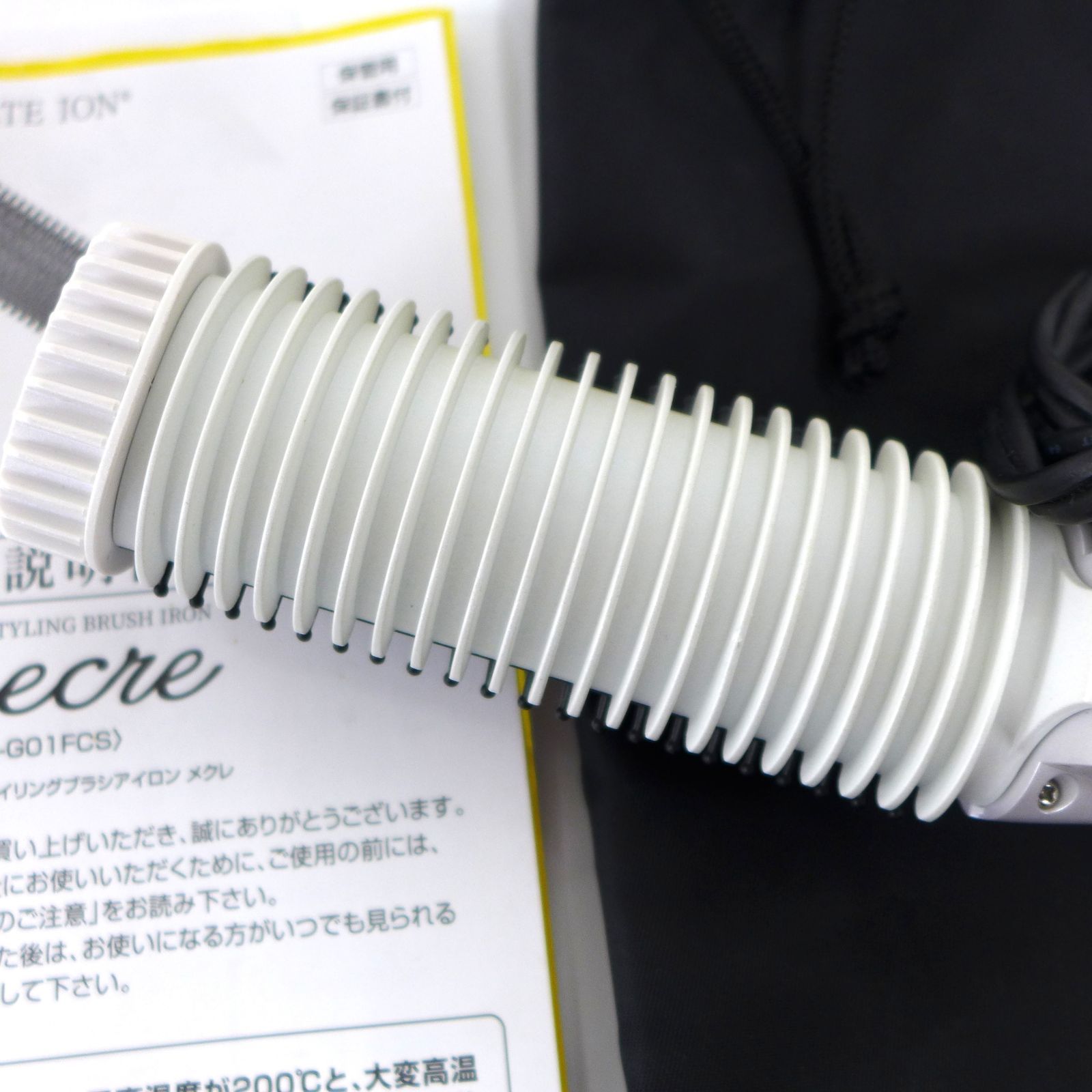 中古美品 クレイツイオン スタイリング ブラシアイロン メクレ 箱なし 